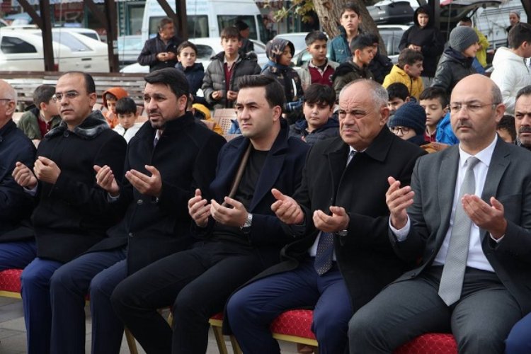Kayseri Yahyalı'da Filistin'e destek kermesi -