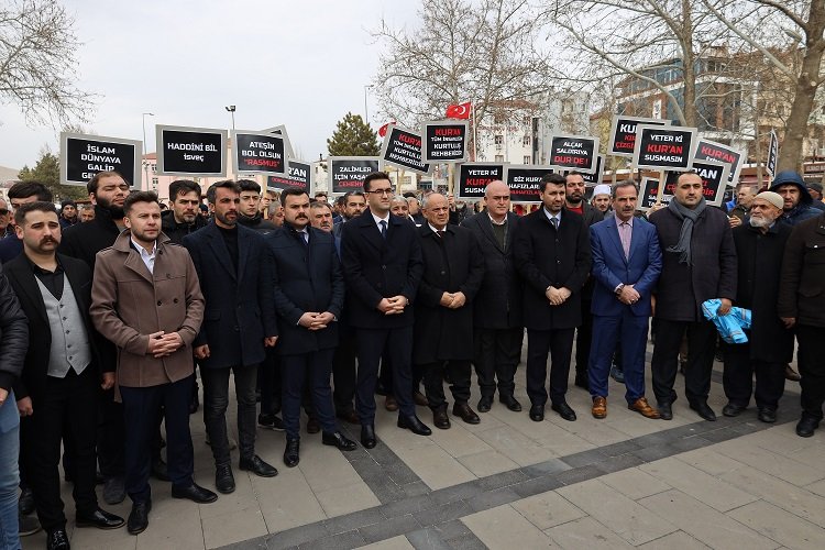 Kayseri Yahyalı'dan İsveç'e tepki -