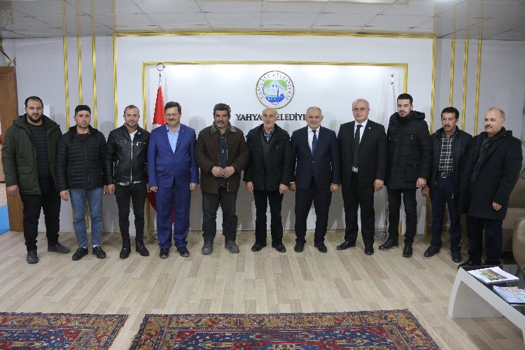 Kayseri Yahyalı esnafları Başkan Öztürk'e teşekkür etti -