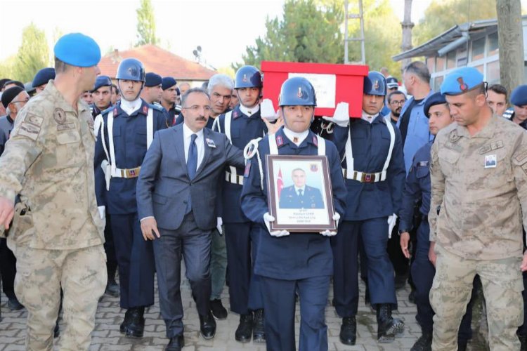 Kazaya müdahale sırasında şehit düştü! Kayseri'de toprağa verildi -
