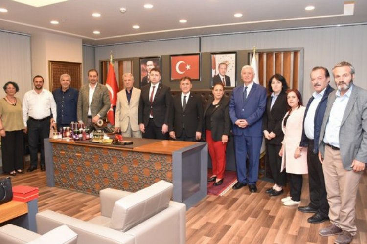 Kent Konseyi’nden Başkan Çimen’e ziyaret -
