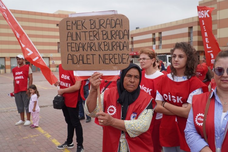 Keşan'da çoluk çocuk ailece haklarını aradı -