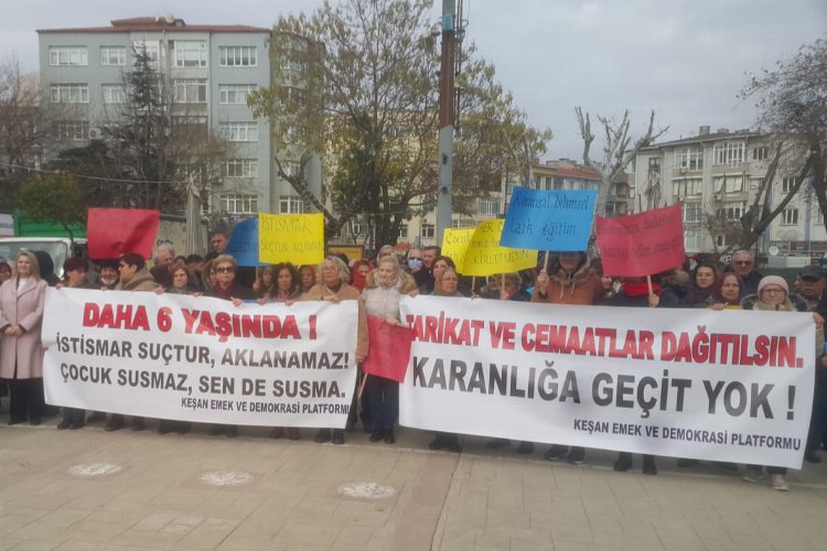 Keşan Emek ve Demokrasi Platformu: Tarikatlar ve cemaatler dağıtılsın! -