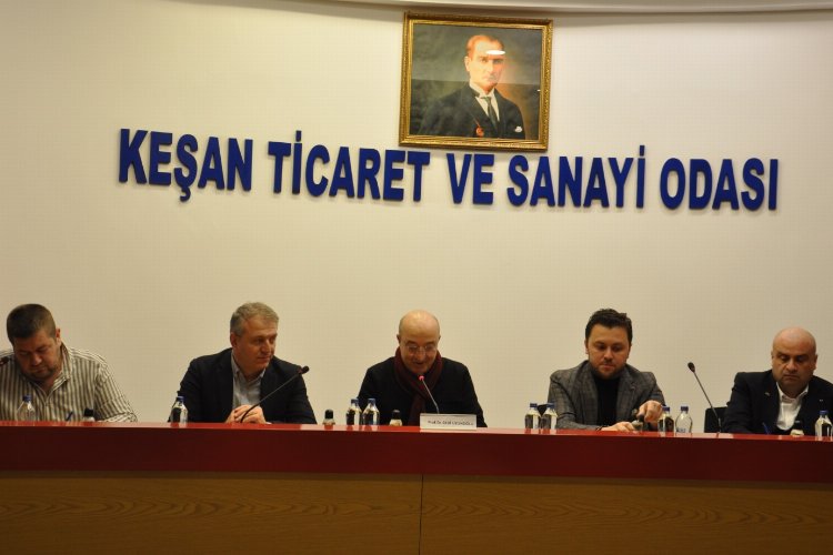 Keşan TSO Meclisi Prof. Dr. Uzunoğlu’nu ağırladı -
