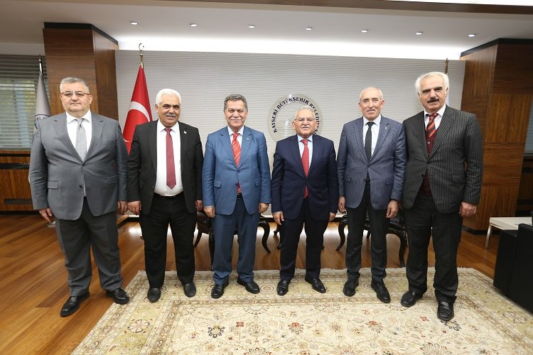 KESOB heyetinden Kayseri Büyükşehir'e ziyaret -