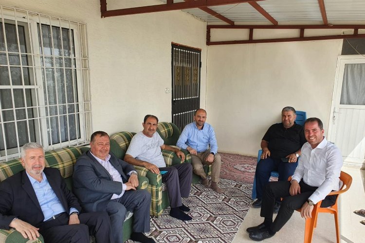 Kilis'te başkanlardan Yalçın’a geçmiş olsun ziyareti -