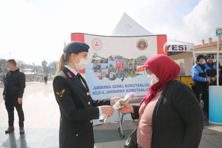 Kilis'te Jandarmadan 8 Mart etkinliği -