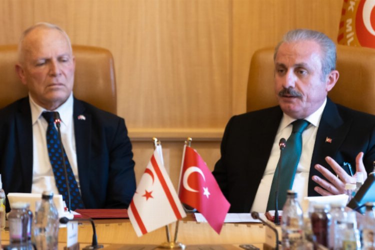 KKTC Meclis Başkanı Töre'den Şentop'a ziyaret -