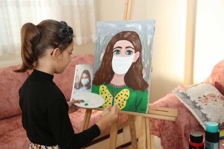 KO-MEK küçük ressama renk oldu -