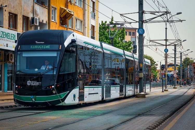Kocaeli Akçaray tramvay hattında -