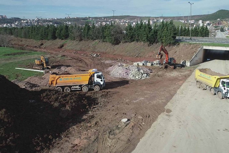 Kocaeli Alikahya Stadyum bağlantı yolunda ilk kazma vuruldu -