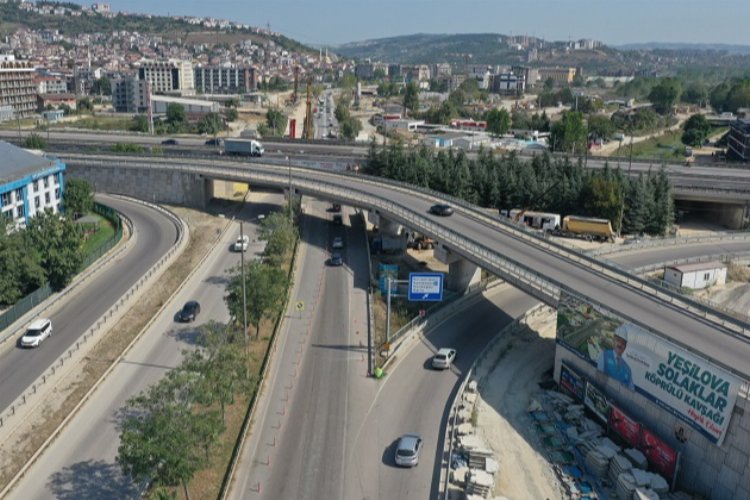 Kocaeli Büyükşehir'den Yeşilova'ya köprülü kavşak -