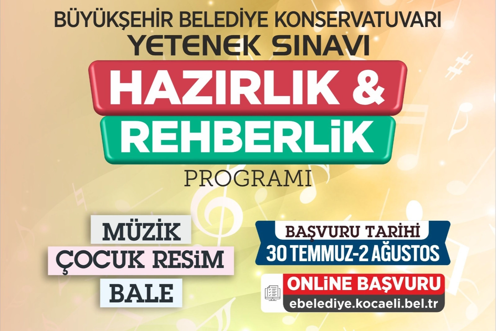 Kocaeli Büyükşehir Konservatuvarı’ndan Tanıtım ve Rehberlik programı -