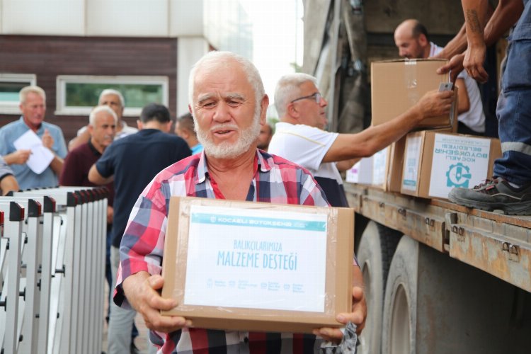 Kocaeli'de 285 balıkçıya tekne bakım malzemesi desteği -