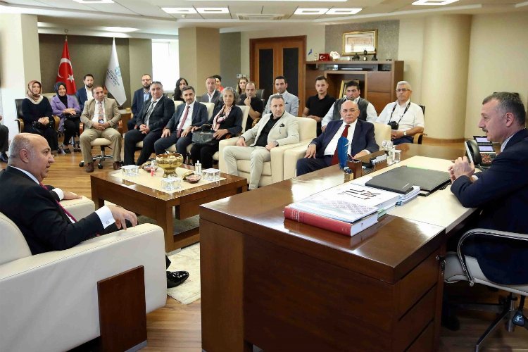 Kocaeli'de Ahilik Kutlama Komitesi'nden Başkan Büyükakın'a ziyaret -