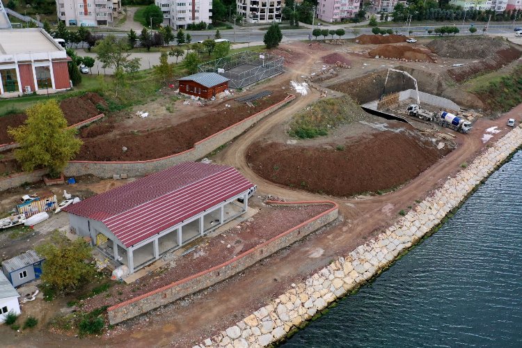 Kocaeli'de Değirmendere-Halıdere sahilinde çalışmalar sürüyor -