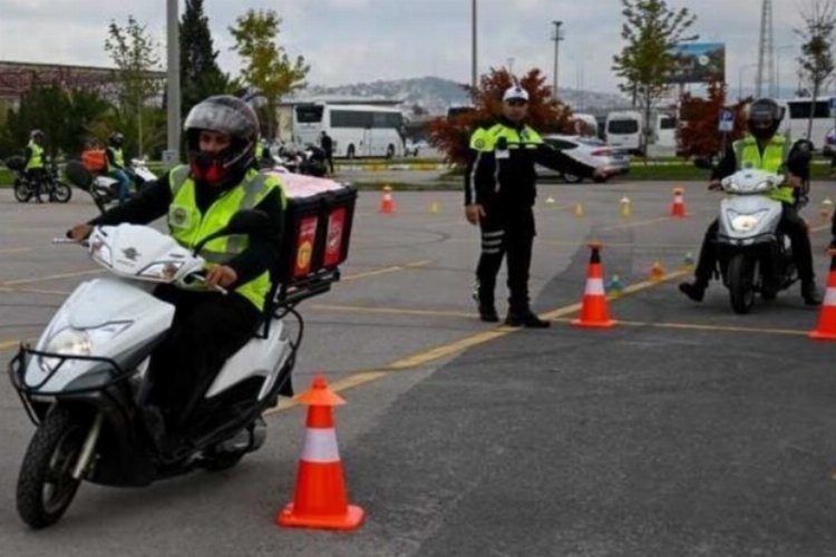Kocaeli'de 'hızlı değil güvenli teslimat' eğitimi -