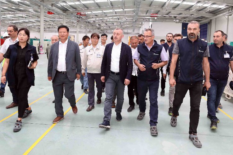 Kocaeli'de Koreli fabrikaya ziyaret -