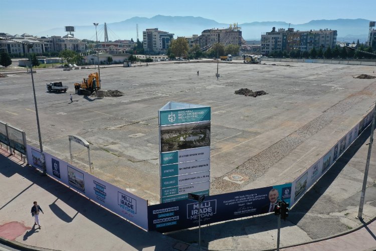 Kocaeli'de 'Milli İrade'de hafriyat kazısı başladı -