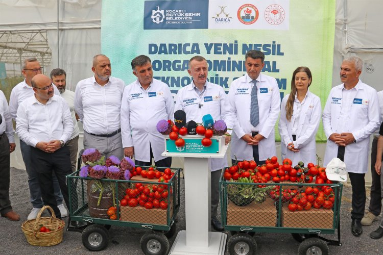 Kocaeli’de sebze ve meyveler topraksız tarımla yetiştiriliyor -