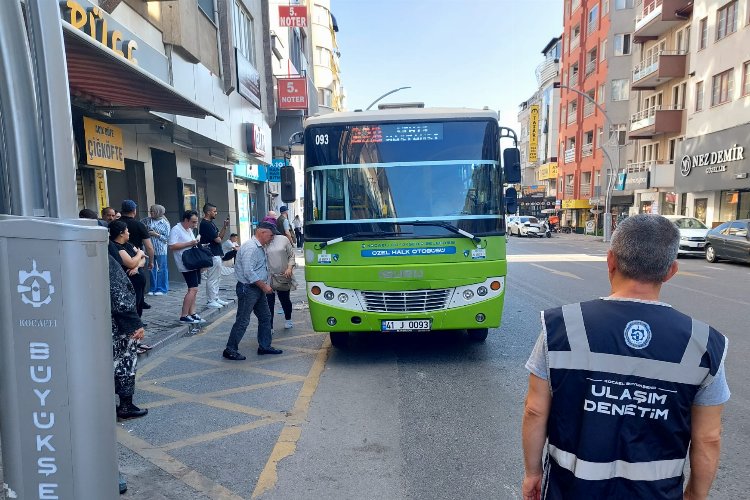 Kocaeli'den toplu taşıma araçlarına denetim -