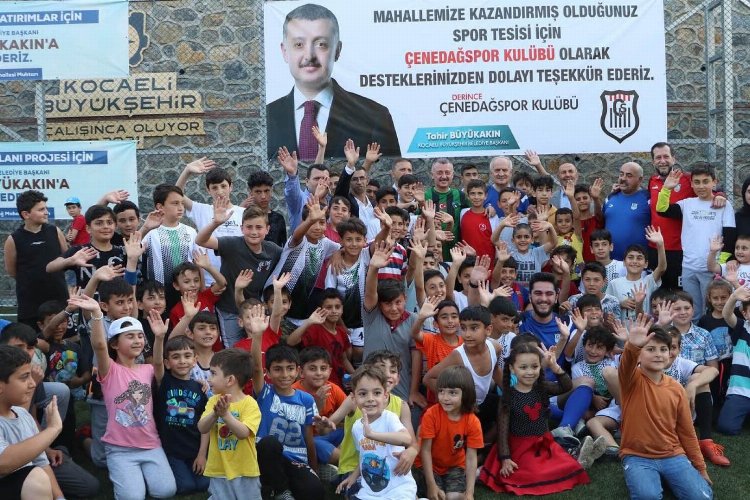 Kocaeli Derince Cımbızdere Mesire Alanı gösteri maçıyla hizmete girdi -