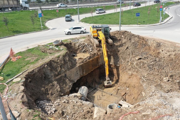 Kocaeli Dilovası Mimar Sinan Caddesi’ndeki altyapı da sona doğru -