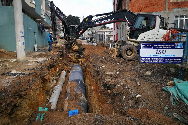 Kocaeli Dilovası'nda altyapı ve üstyapı çalışmaları sürüyor -