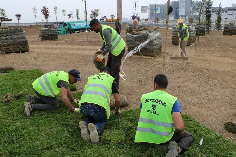 Kocaeli Şehir hastanesi yolunda çevre düzenlemesi hızlandı -