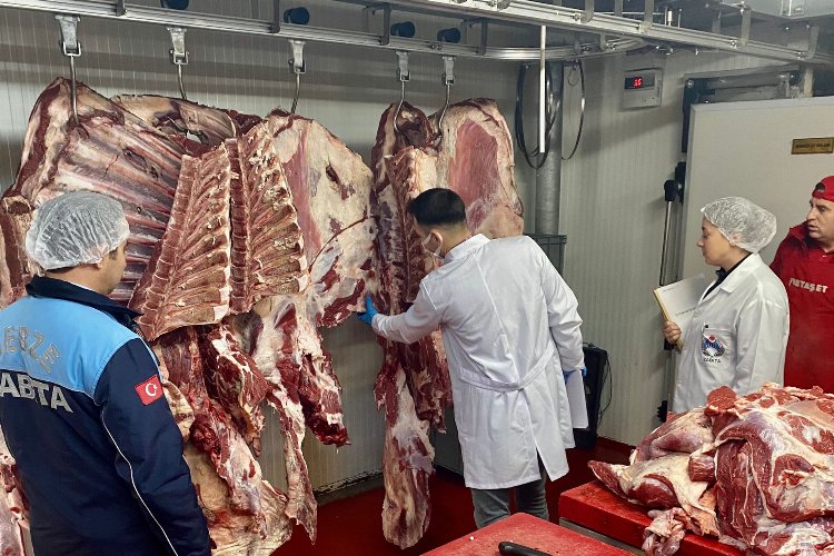 Kocaeli Gebze'de zabıtadan 'kasap' denetimi -