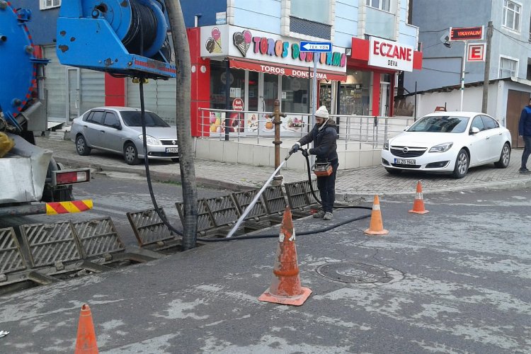 Kocaeli Gebze'nin altyapı hatlarında temizlik -