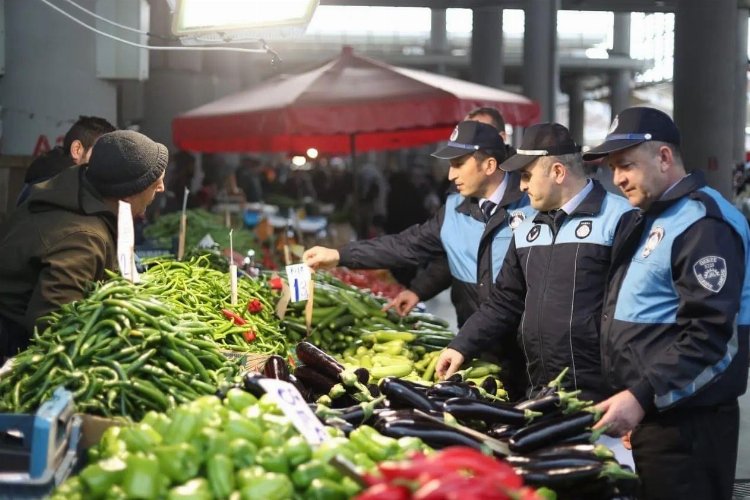 Kocaeli Gebze Zabıtası'ndan pazar denetimleri -