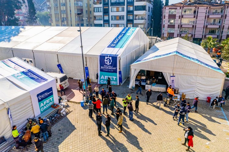 Kocaeli, Hatay Defne'ye çadır kent kuruyor -