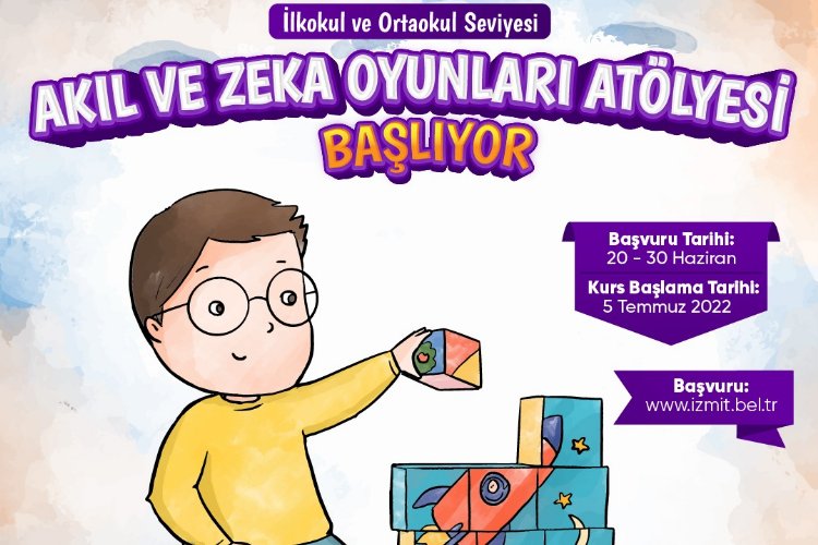 Kocaeli İzmit Belediyesi'nden Akıl ve Zeka Oyunları Atölyesi -