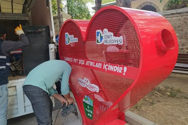 Kocaeli İzmit'te geri dönüşüm kafesleri yaygınlaştırılıyor -