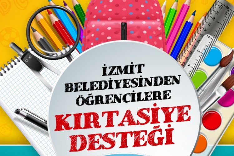 Kocaeli İzmit'te yeni dönem için kırtasiye desteği başlıyor -