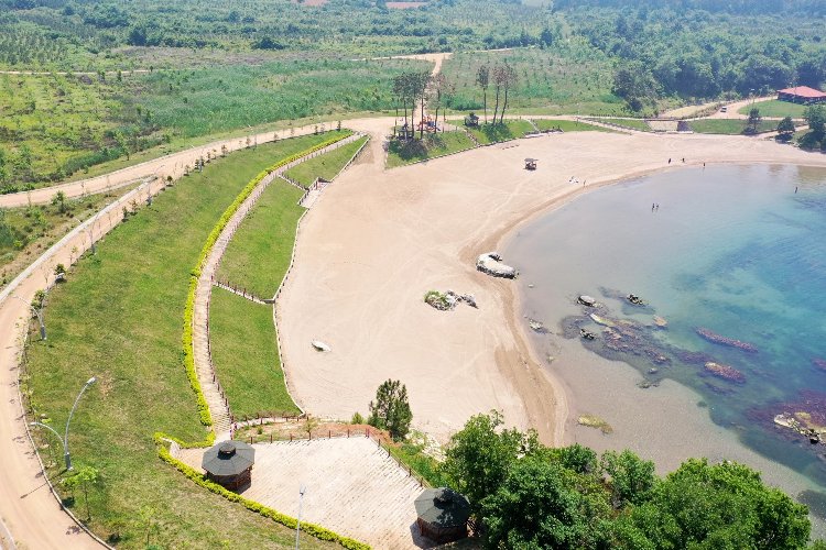 Kocaeli Kandıra'da Miço Koyu'nda yaz hazırlığı -