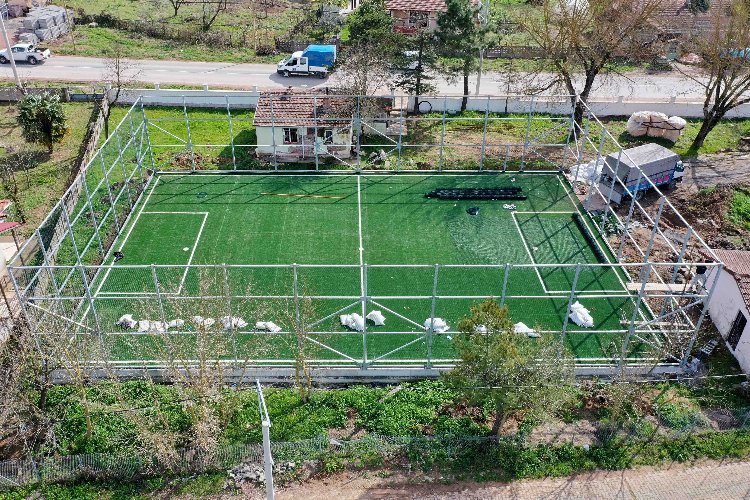Kocaeli köylere futbol sahası kazandırıyor -