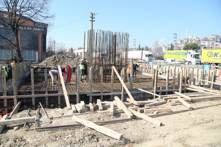 Kocaeli Kuruçeşme tramvay tüm hızıyla devam ediyor -