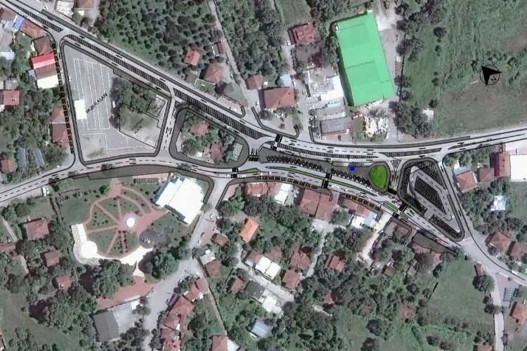 Kocaeli Maşukiye'de trafiği rahatlatacak kavşak düzenlemesi -