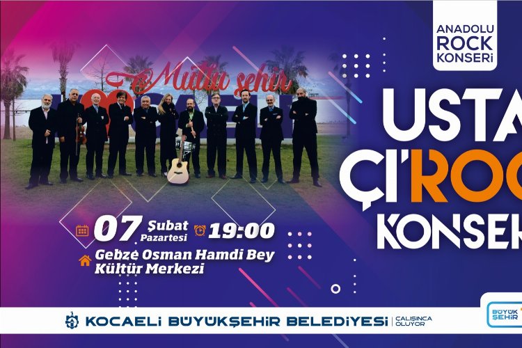 Kocaeli'nde Usta Çı’rock konserleri başlıyor -