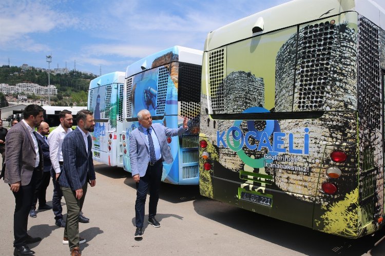 Kocaeli’nin otobüslerine turistik giydirme -