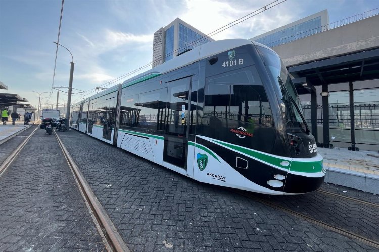 Kocaeli Şehir Hastanesi tramvayında test sürüşü -