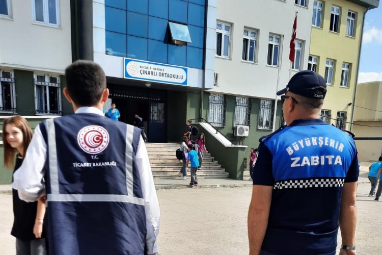 Kocaeli Zabıtası'ndan okul kantinlerine sıkı denetim -