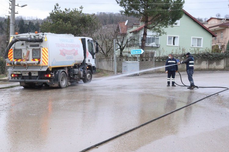 Kocaeli İzmit Akmeşe’de temizlik seferberliği -