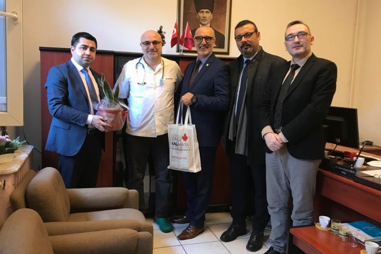 Kocaeli İzmit Belediyesi'nden Dr. Zorlu'ya anlamlı ziyaret -