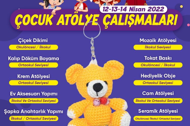 Kocaeli İzmit Belediyesi çocukların ara tatilini renklendirecek -