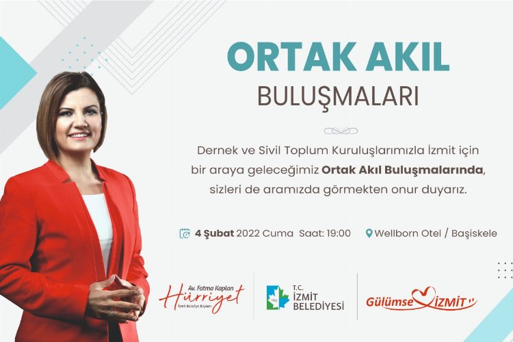 Kocaeli İzmit Belediyesi ve dernekler 2’nci kez Ortak Akıl’da buluşuyor -