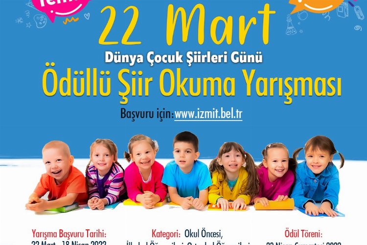 Kocaeli İzmit Belediyesinin ödüllü şiir okuma yarışması sonuçlandı -