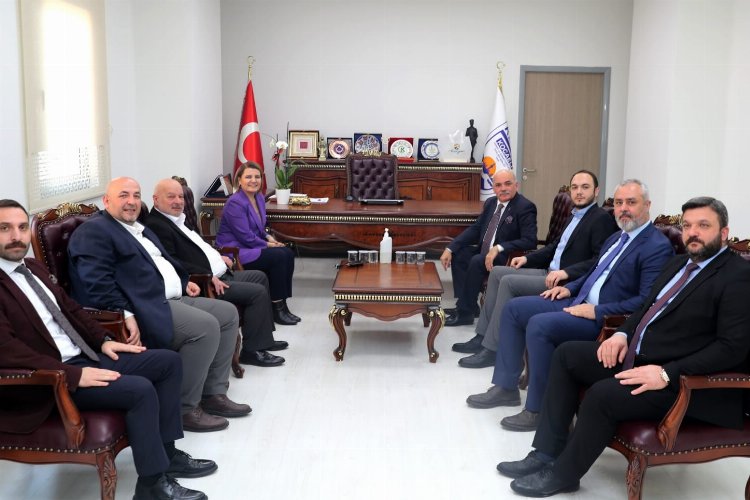 Kocaeli İzmit'te Başkan Hürriyet’ten KESOB’a ziyaret -